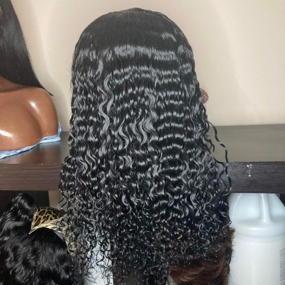 Pre❤VERY GENTLY worn 20 inches of Brazilian Human Hair HD Lace Frontal Wig
